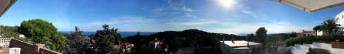 Panoramablick von der Terasse Wohnung 1
