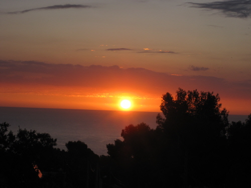 Sonnenaufgang im Dez